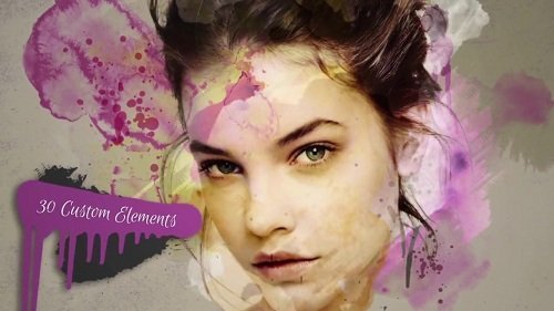 Watercolor & Paint Drip Package - After Effects Templates