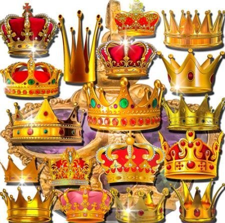 Качественные клипарты - Царские короны