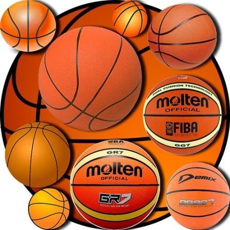 Png клипарты - Баскетбольные мячи