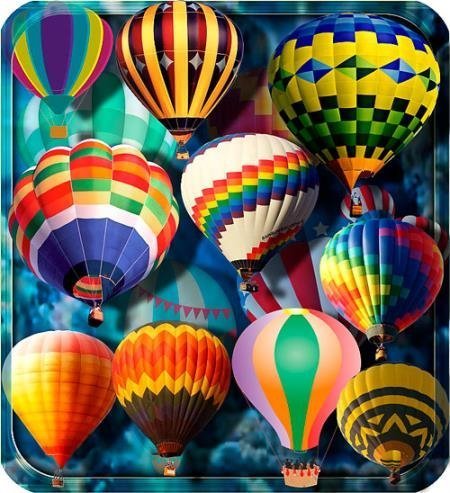 Png клипарты - Воздушные шары