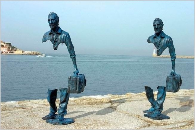 Бруно Каталано скульптуры-невидимки