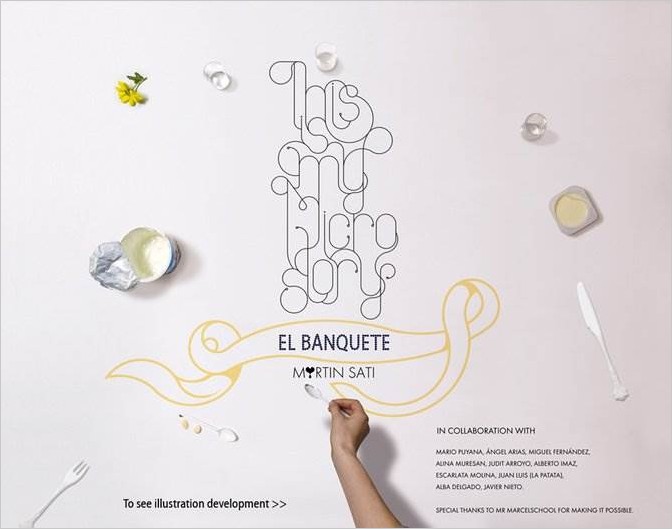 Фуд-инсталляция или Арт-Банкет. Martin Sati — El Banquete