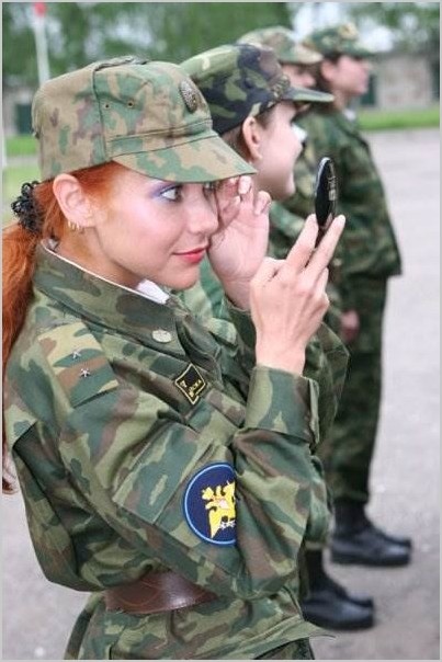 Девушки в российской армии (20 фото)
