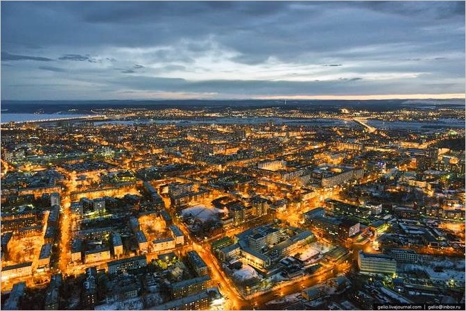 Фотограф Степанов Слава (Gelio) города мира с высоты птичьего полёта