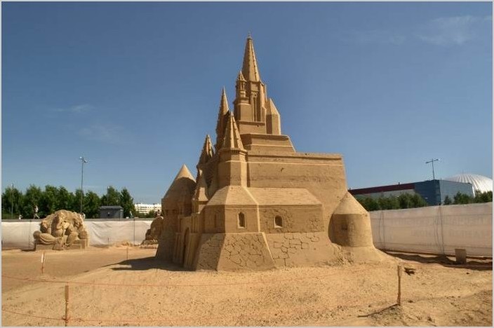 Фестиваль песочных скульптур в парке 300-летия, Санкт-Петербург