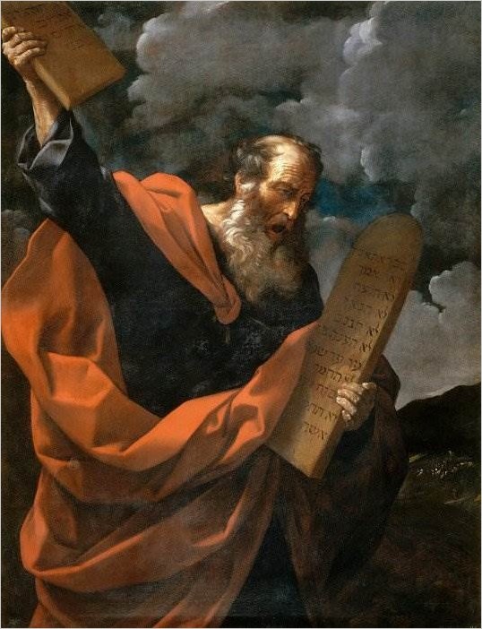 Моисей со Скрижалями Завета — Гвидо Рени