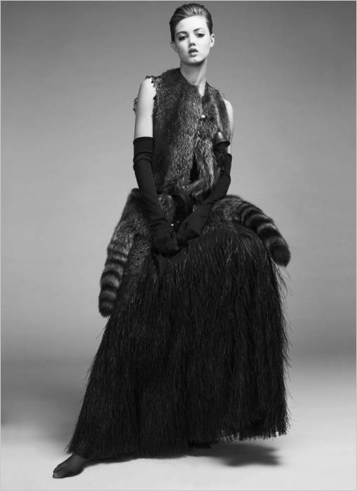 Линдси Виксон фотосессия для CR Fashion Book 2015