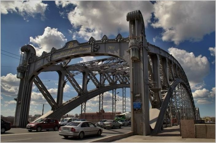 Большеохтинский мост, Кресты (Петербург, фото)
