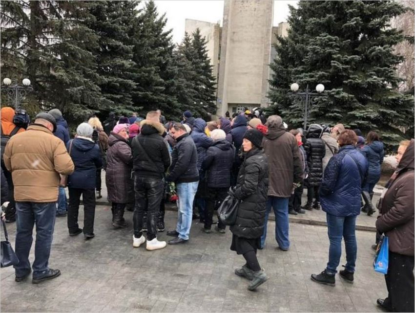 Похороны Юлии Началовой 21 марта 2019 фото