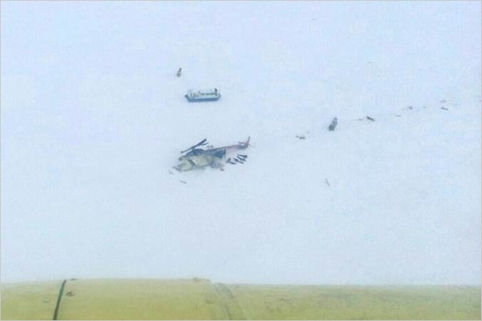 В Красноярском крае разбился вертолёт Ми-8 фото и видео