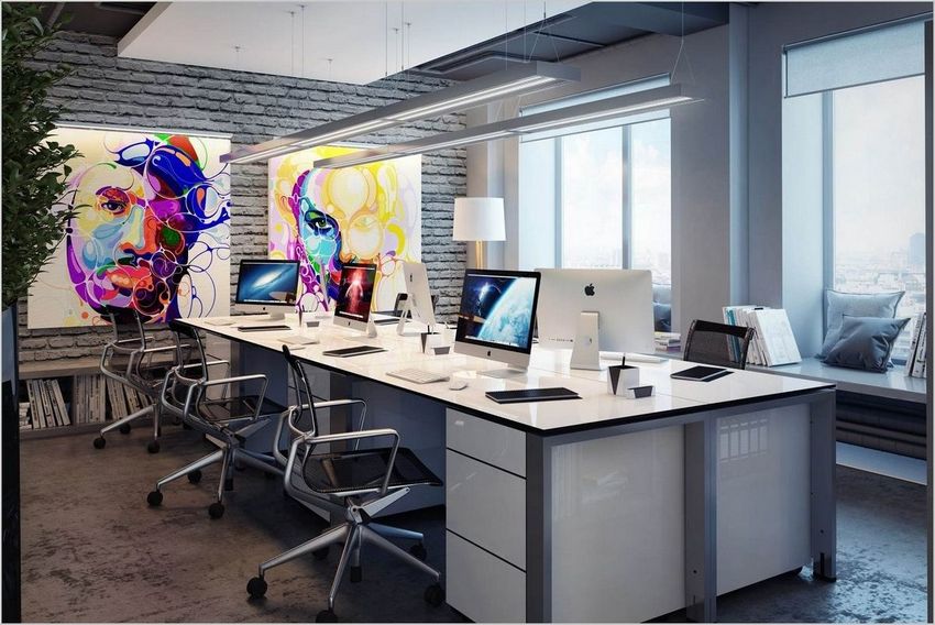 Дизайн офиса в современном стиле (10 фото)