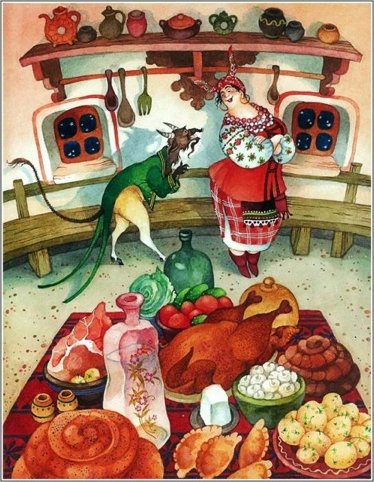 Иллюстратор Ольга Ионайтис — Ночь перед Рождеством