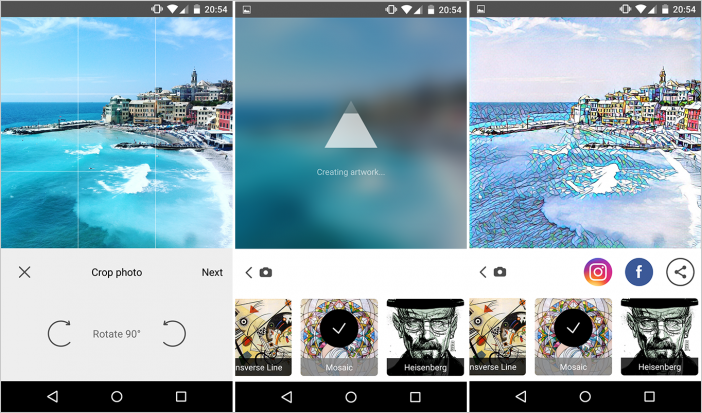 Приложение Prisma стало доступно для Android