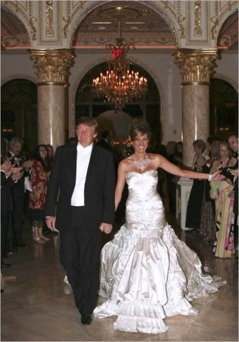 Свадьба Дональда Трампа и Мелании фото