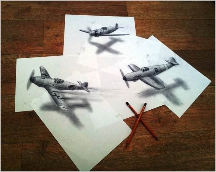 3D-рисунки на бумаге от Рамона Брюина