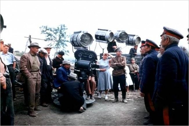 Фото съёмочного процесса Советских фильмов