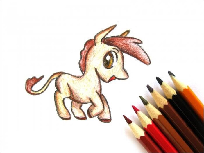 Как рисовать пони поэтапно карандашом