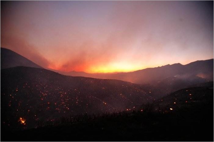 Пожары в Калифорнии (21 фото)