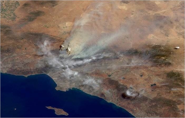 Пожары в Калифорнии (21 фото)