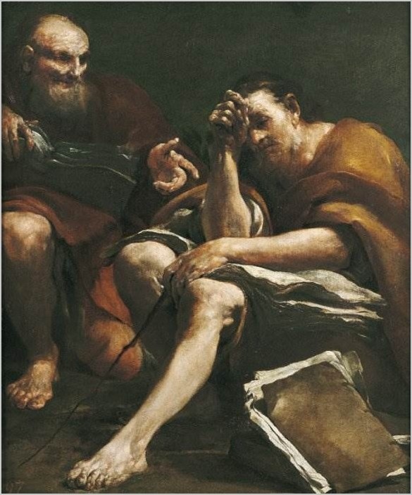 Демокрит и Гераклит — Джузеппе Мария Креспи
