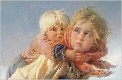 Дети, бегущие от грозы картина Маковского сочинение