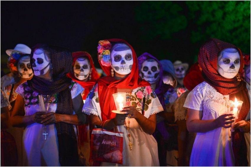День мёртвых в Мексике 2018 фото