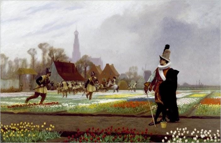 История одной картины: «Тюльпановое безумие» Жан-Леона Жерома