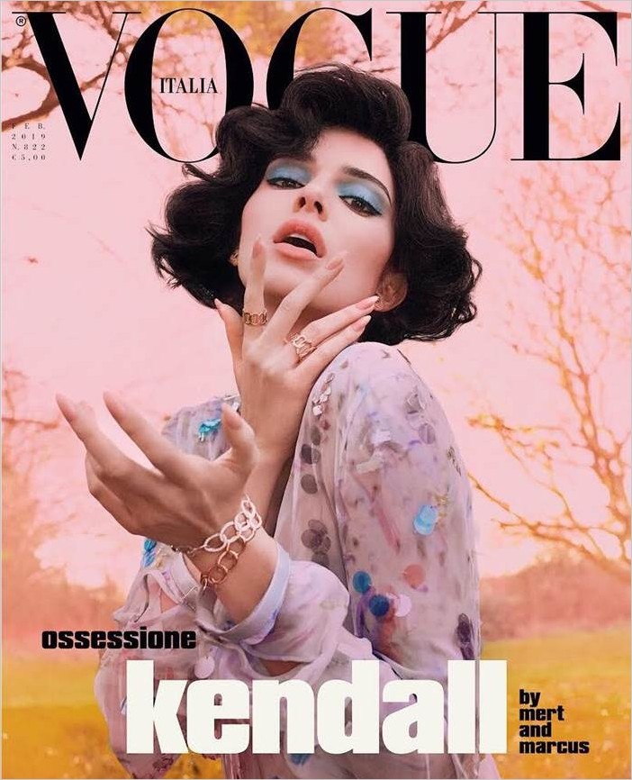 Кендалл Дженнер голая фотосессия для Vogue Italy