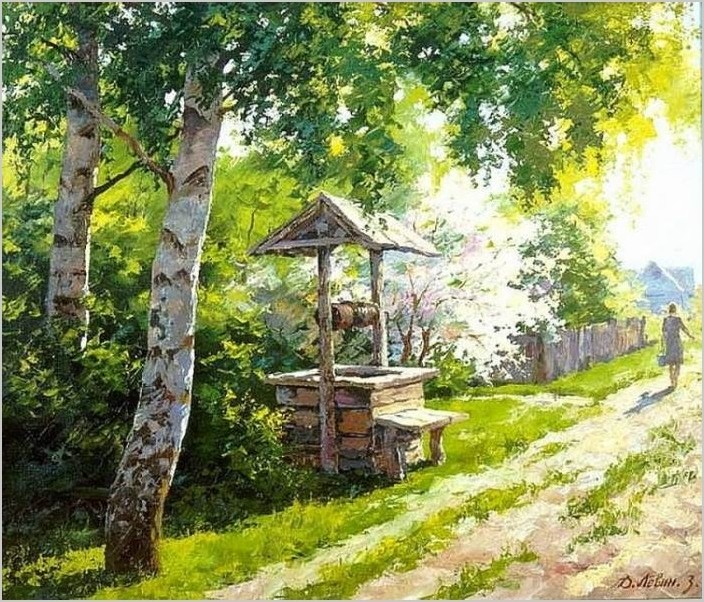 Дмитрий Лёвин художник русского пейзажа