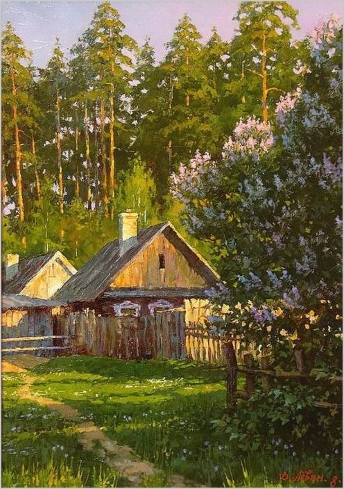 Дмитрий Лёвин художник русского пейзажа