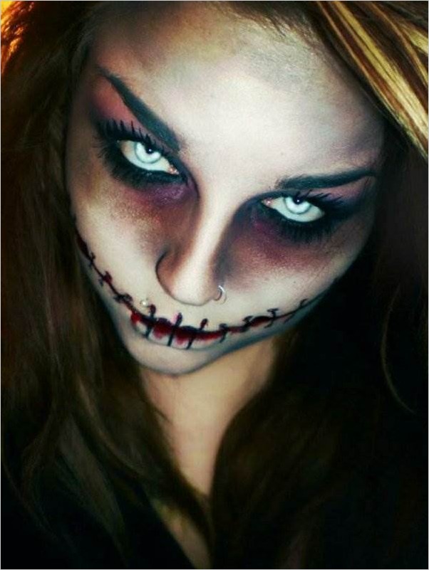 Костюмы и макияж на Хэллоуин для девушек (15 фото)