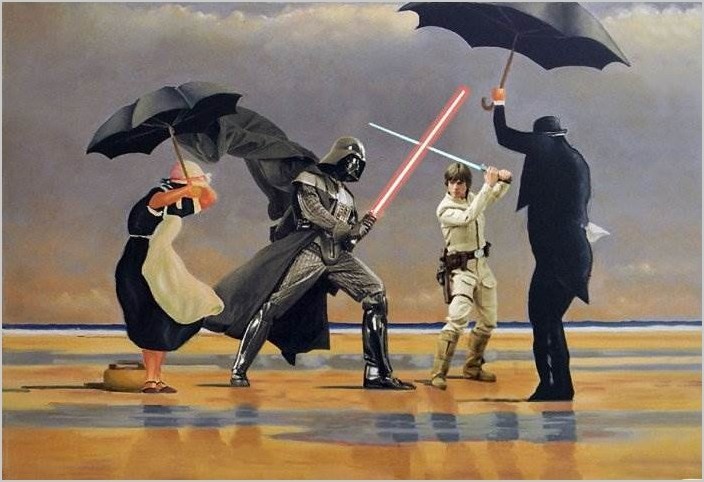 Дэвид Хэмилтон — «Звездные войны» на картинах классиков