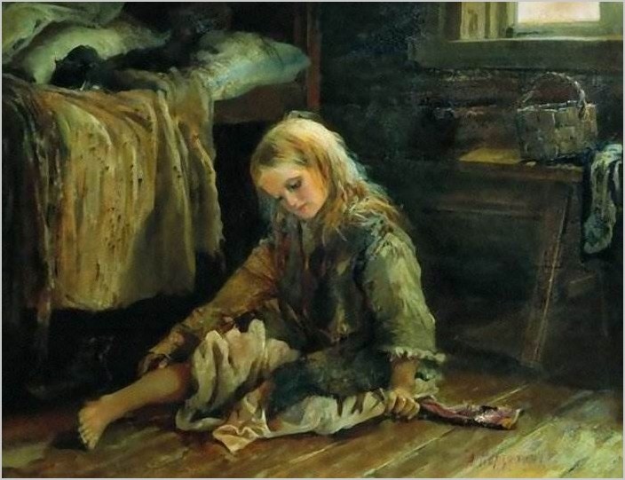 Девочка — Алексей Иванович Корзухин