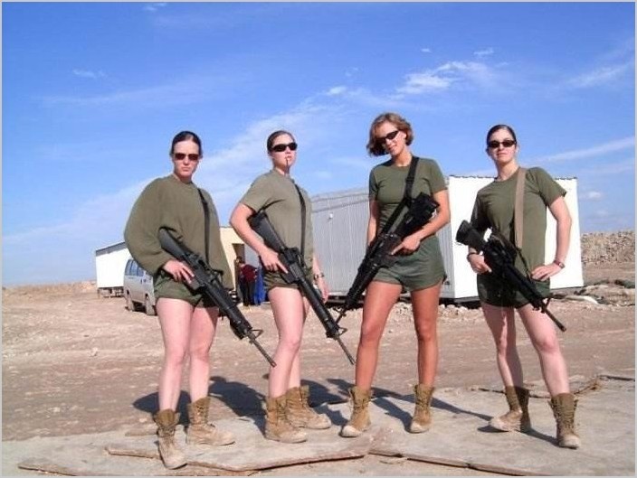 Девушки американской армии (20 фото)