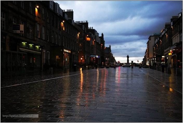 Эдинбург в Шотландии красивое фото
