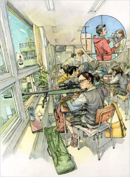Ким Джунги невероятное мастерство корейского иллюстратора