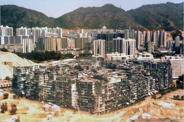 Коулун город-крепость, город-призрак в Гонконге