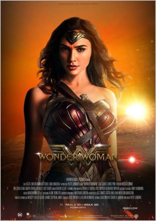 «Чудо-женщина» постеры фильма