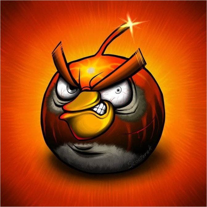 Рисунки Angry Birds (Scooterek)