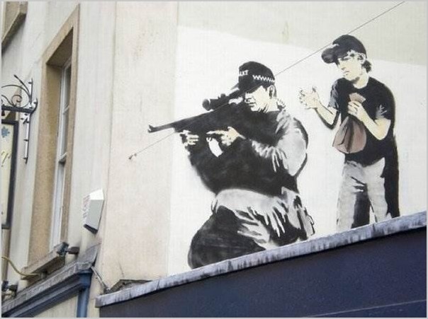 Бэнкси (Banksy) легенда граффити