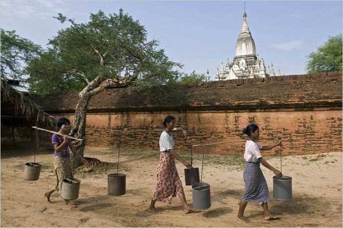 Мьянма обычная жизнь фото