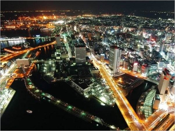 Ночная Япония фото