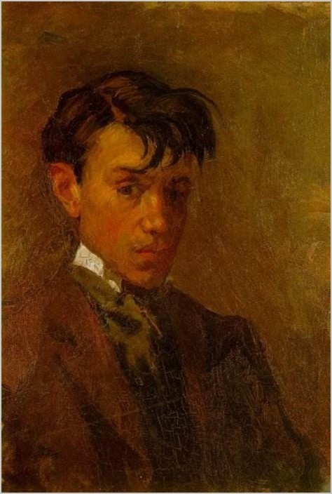 Автопортрет Пабло Пикассо 1896 г.