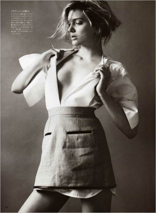 Лили Дональдсон фотосессия для Vogue