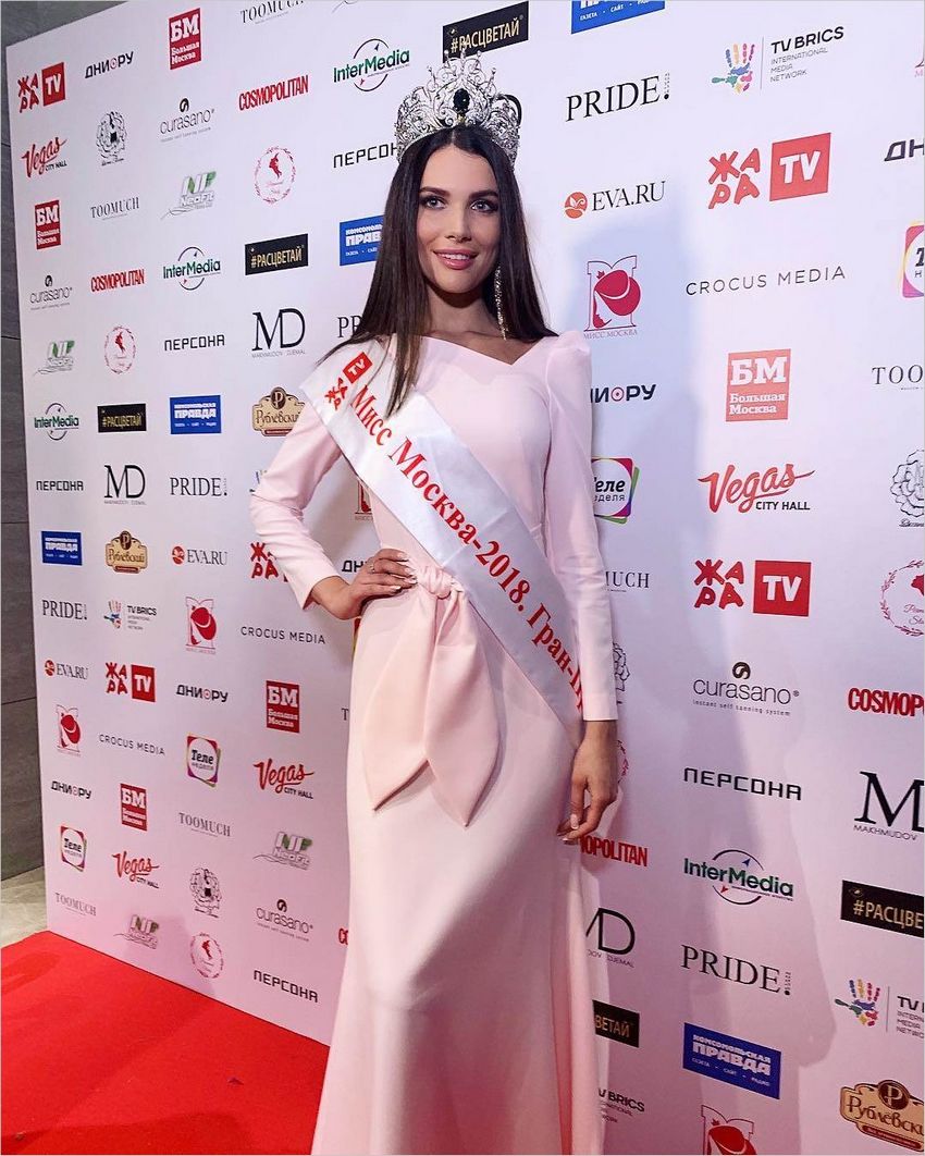 «Мисс Москва — 2018» Алеся Семеренко фото