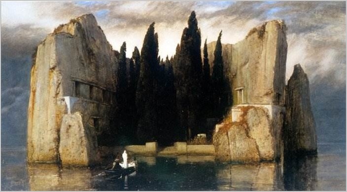 Арнольд Беклин картина «Остров мёртвых»