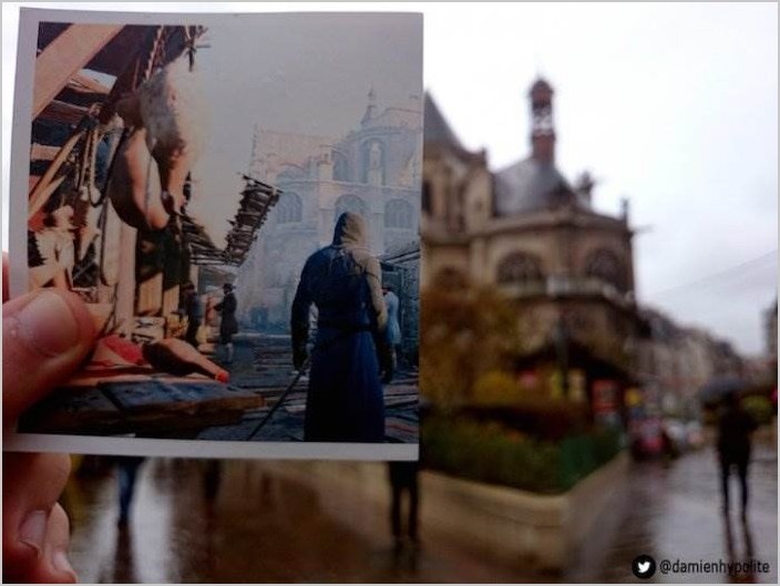 Assassin\’s Creed Unity в реальности (фотограф Damien Hypolite)