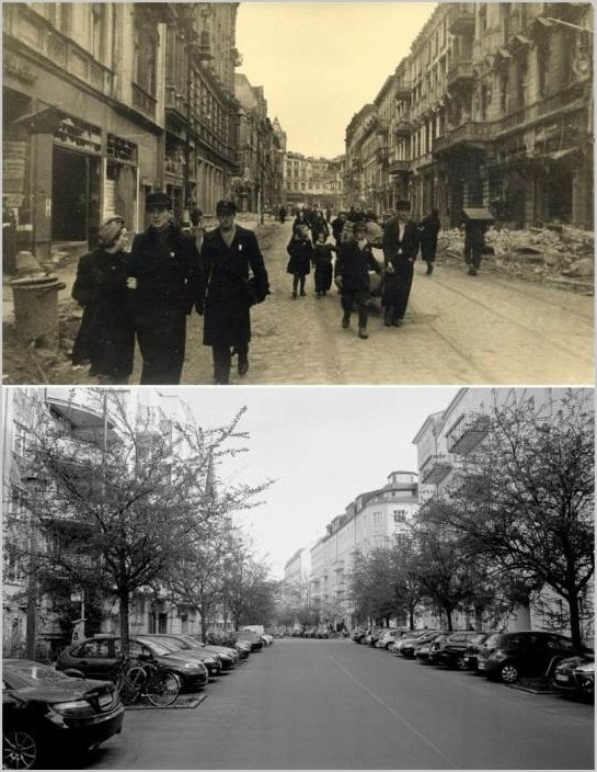 Берлин в 1945-ом и сейчас