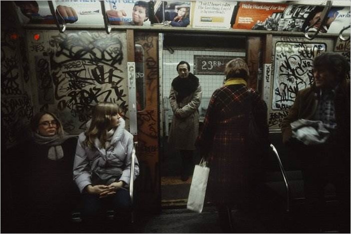 Фотограф Кристофер Моррис — метро Нью-Йорка (1981 г.)
