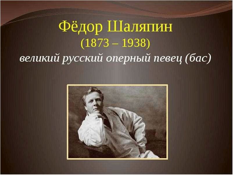 Шаляпин: биография и годы жизни великого русского певца